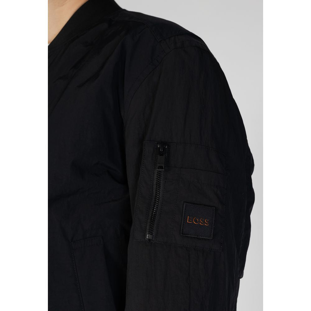 Black Polyamide Bomber - ventzia