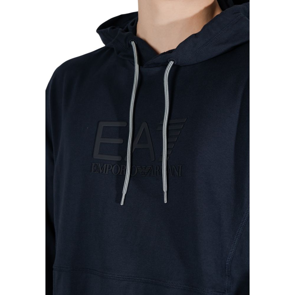 Blue Cotton Hoody - ventzia