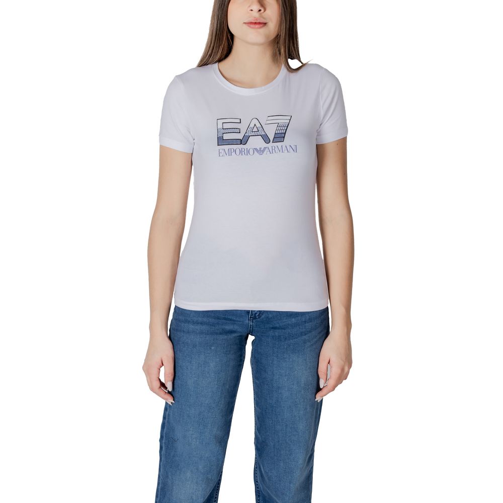 White Cotton T-Shirt - ventzia