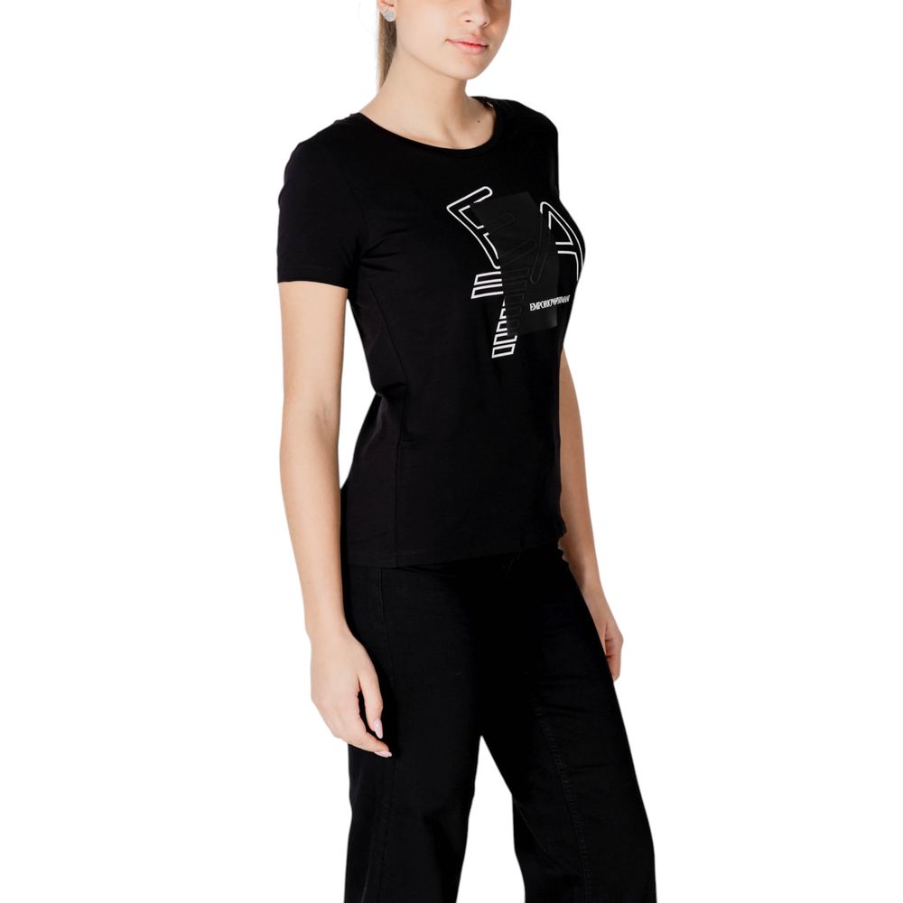 Black Cotton T-Shirt - ventzia
