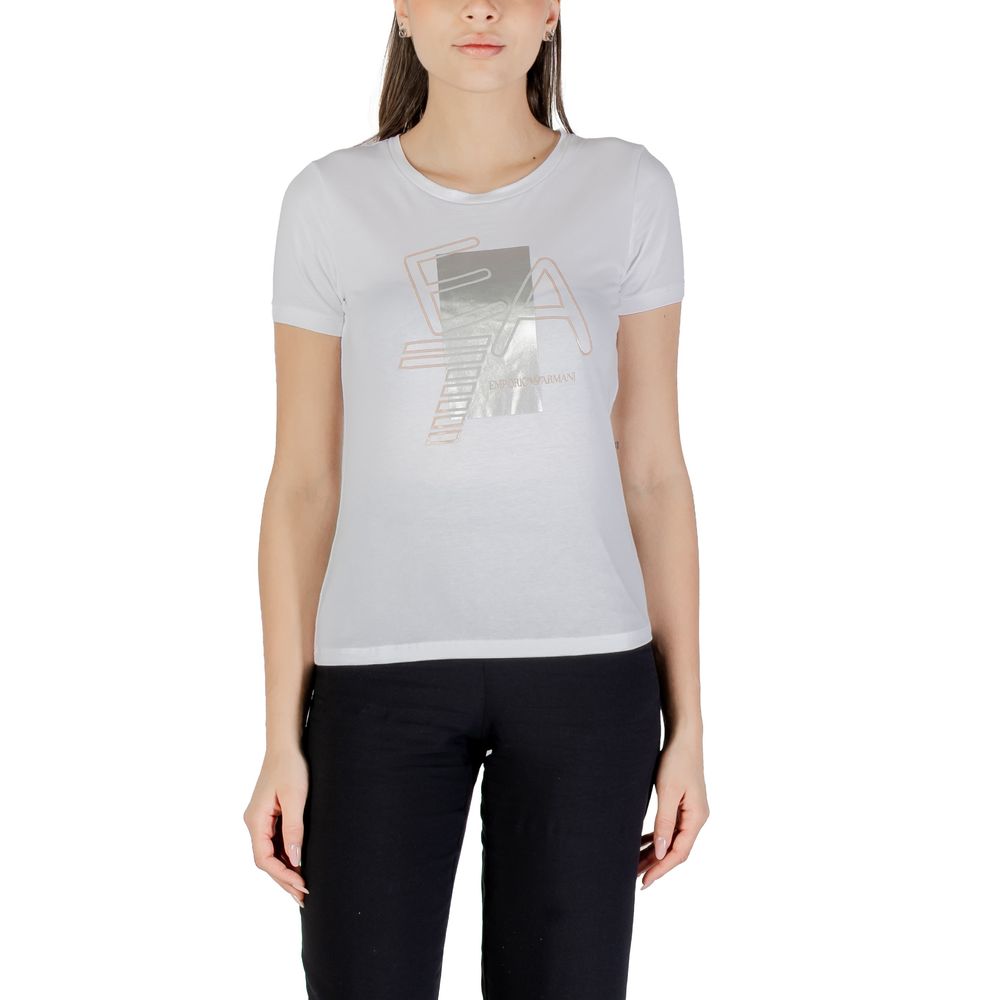White Cotton T-Shirt - ventzia