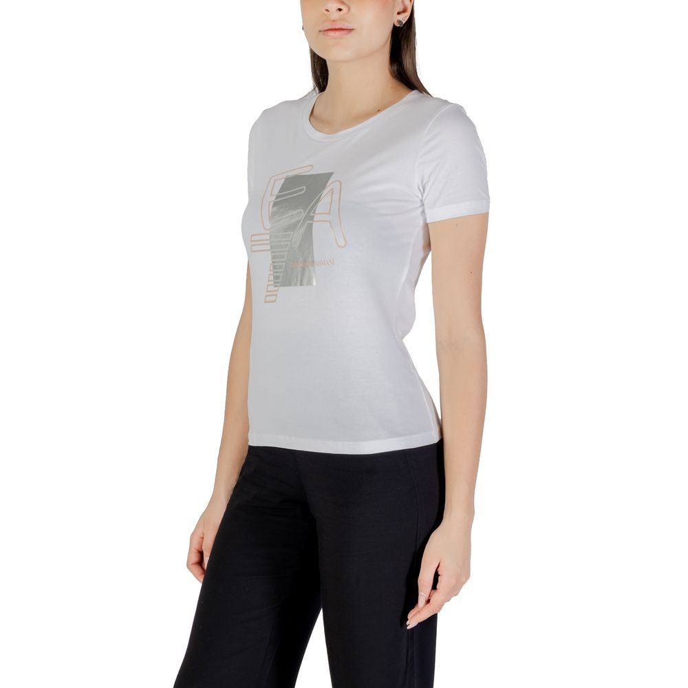 White Cotton T-Shirt - ventzia