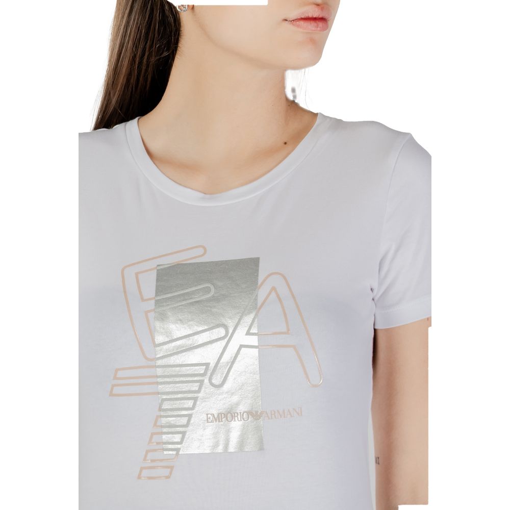 White Cotton T-Shirt - ventzia
