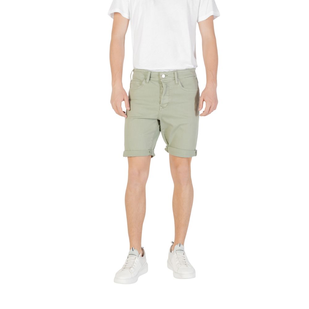 Green Cotton Bermuda - ventzia