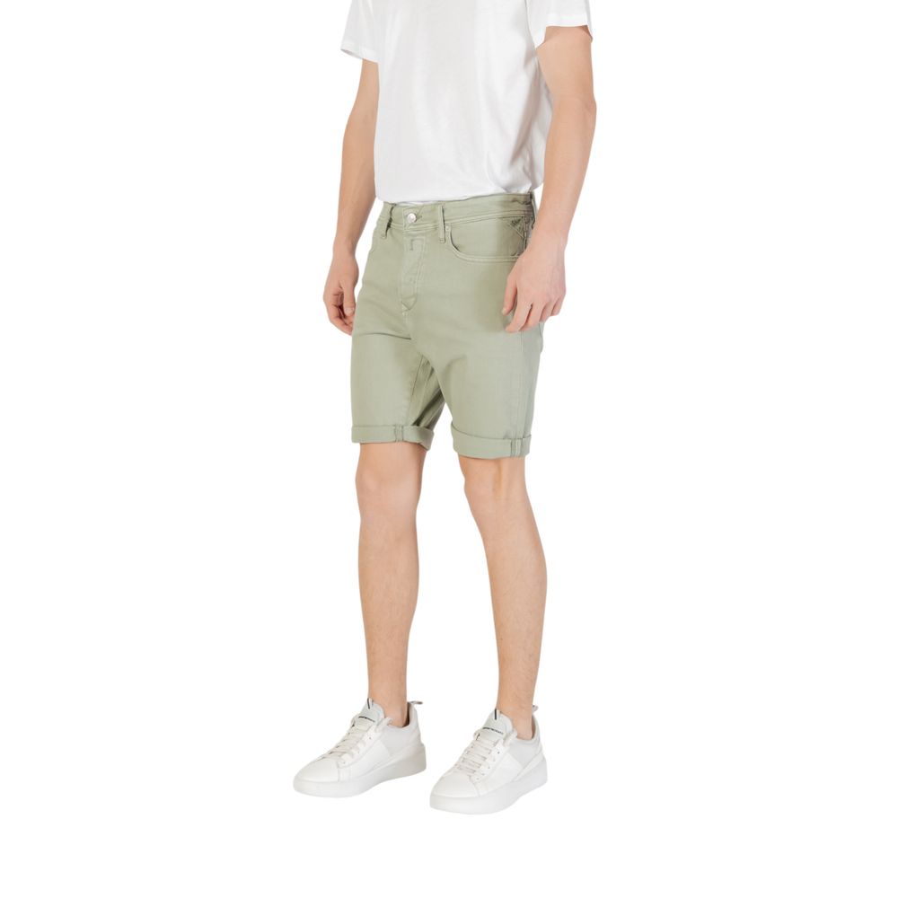 Green Cotton Bermuda - ventzia