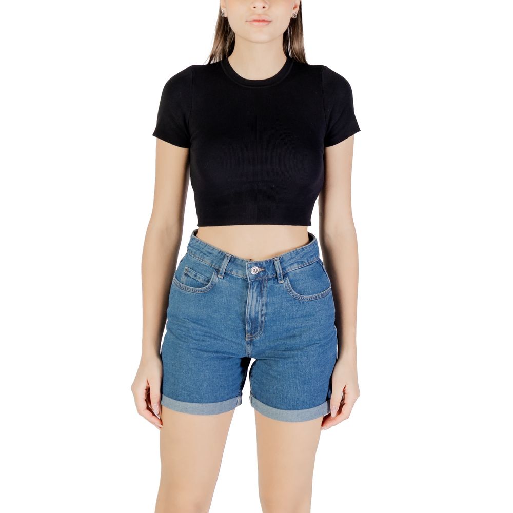 Black Viscose Sweater - ventzia