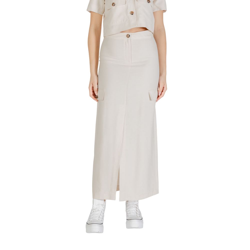 Bicolor Viscose Skirt - ventzia