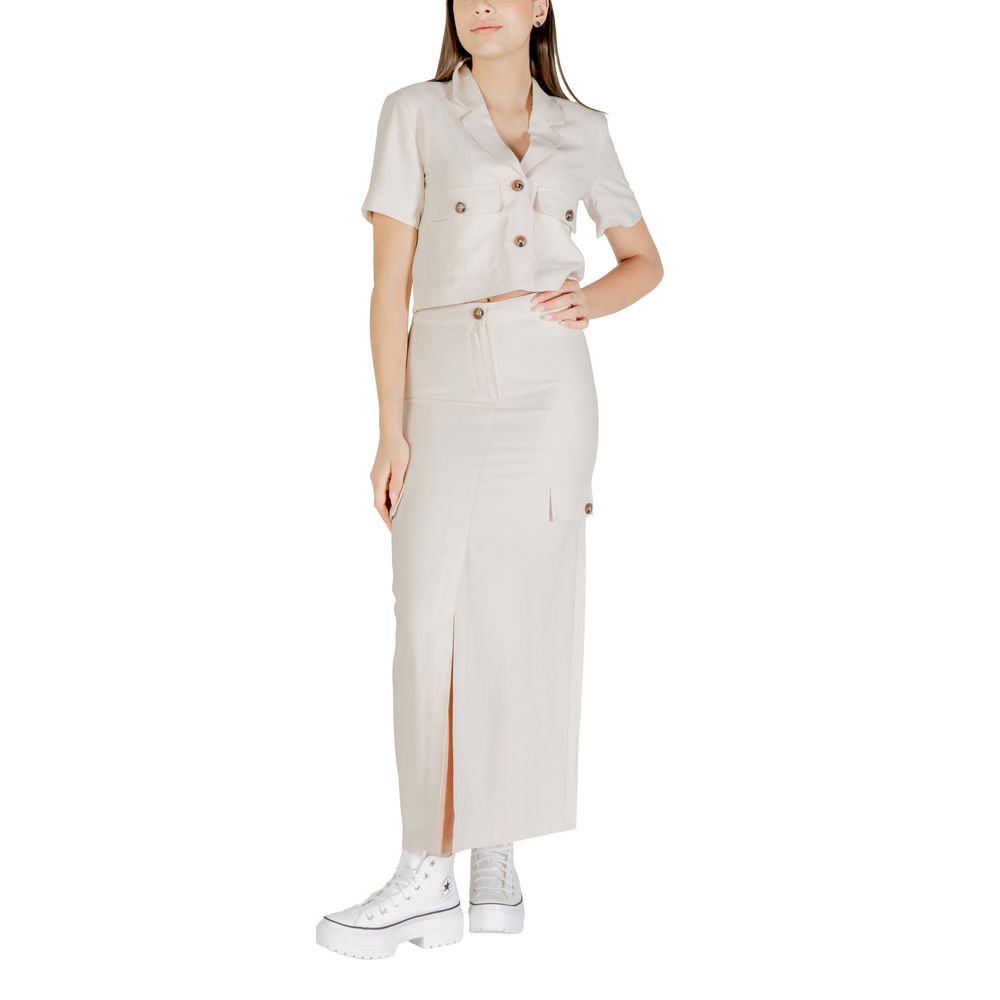 Bicolor Viscose Skirt - ventzia