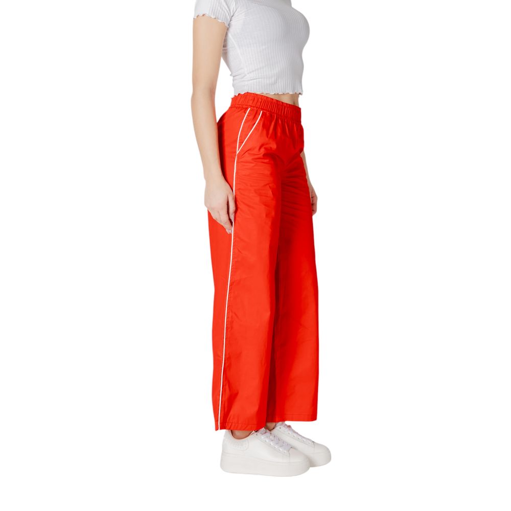 Red Cotton Pant - ventzia