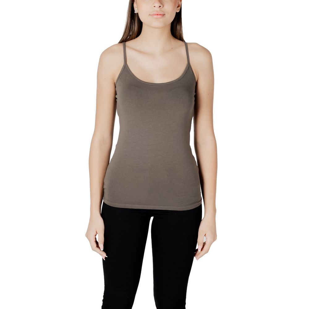 Green Cotton Tank Tops - ventzia
