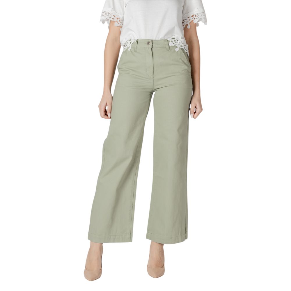 Bicolor Cotton Relaxed Fit Jeans - ventzia