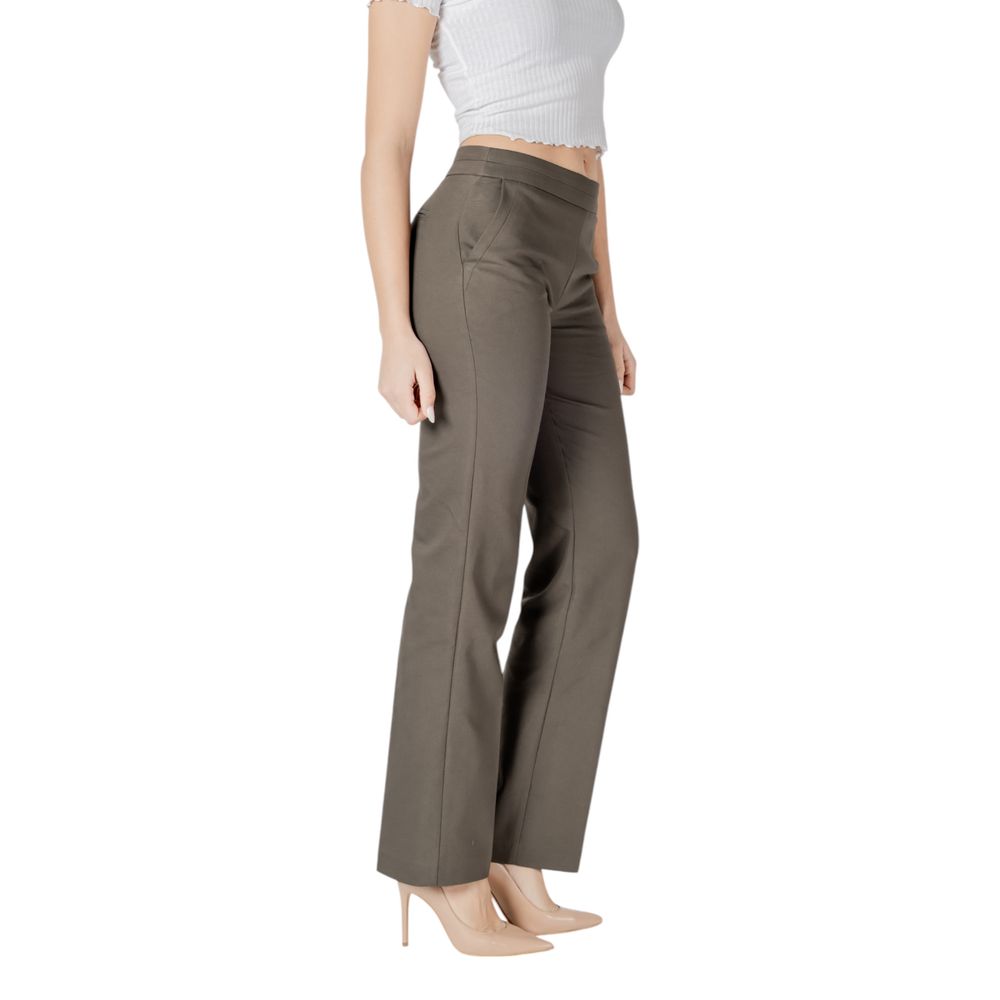 Green Cotton Pant - ventzia