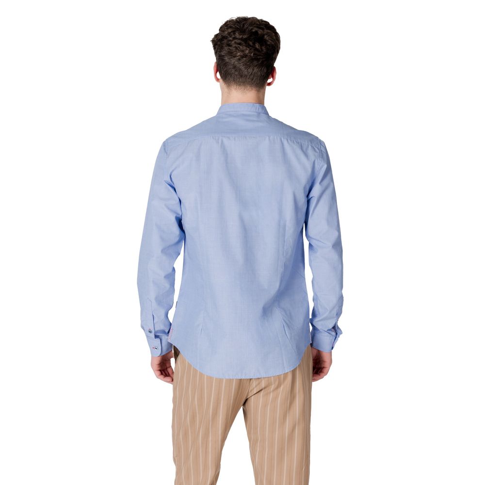 Blue Cotton Shirt - ventzia