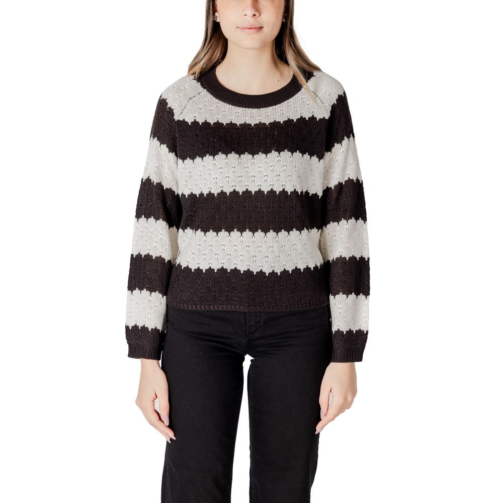 Black And White Marabou Sweater - ventzia
