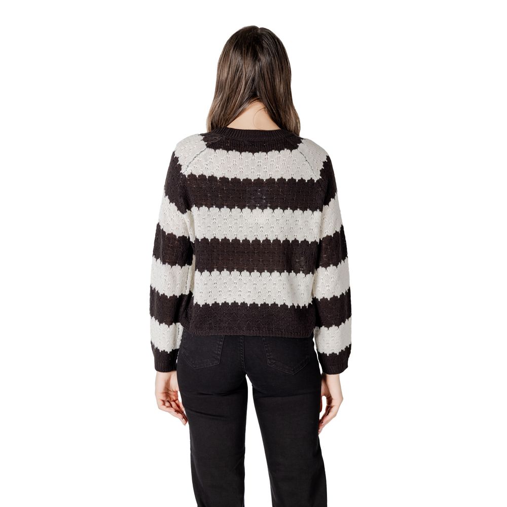 Black And White Marabou Sweater - ventzia