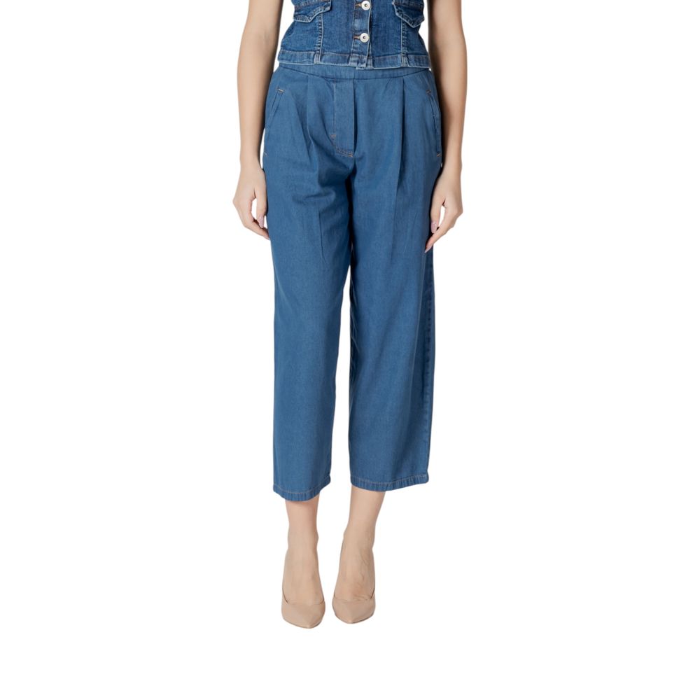 Blue Cotton Jeans Denim - ventzia