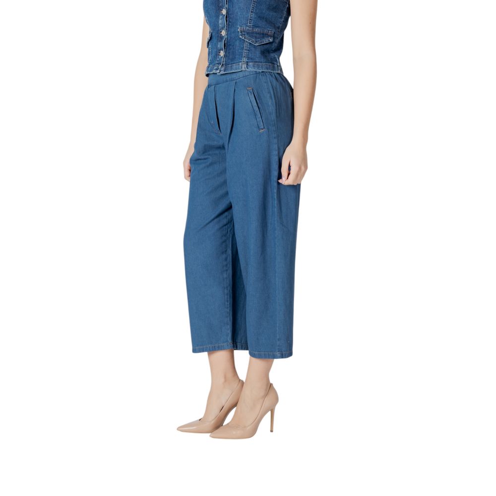Blue Cotton Jeans Denim - ventzia