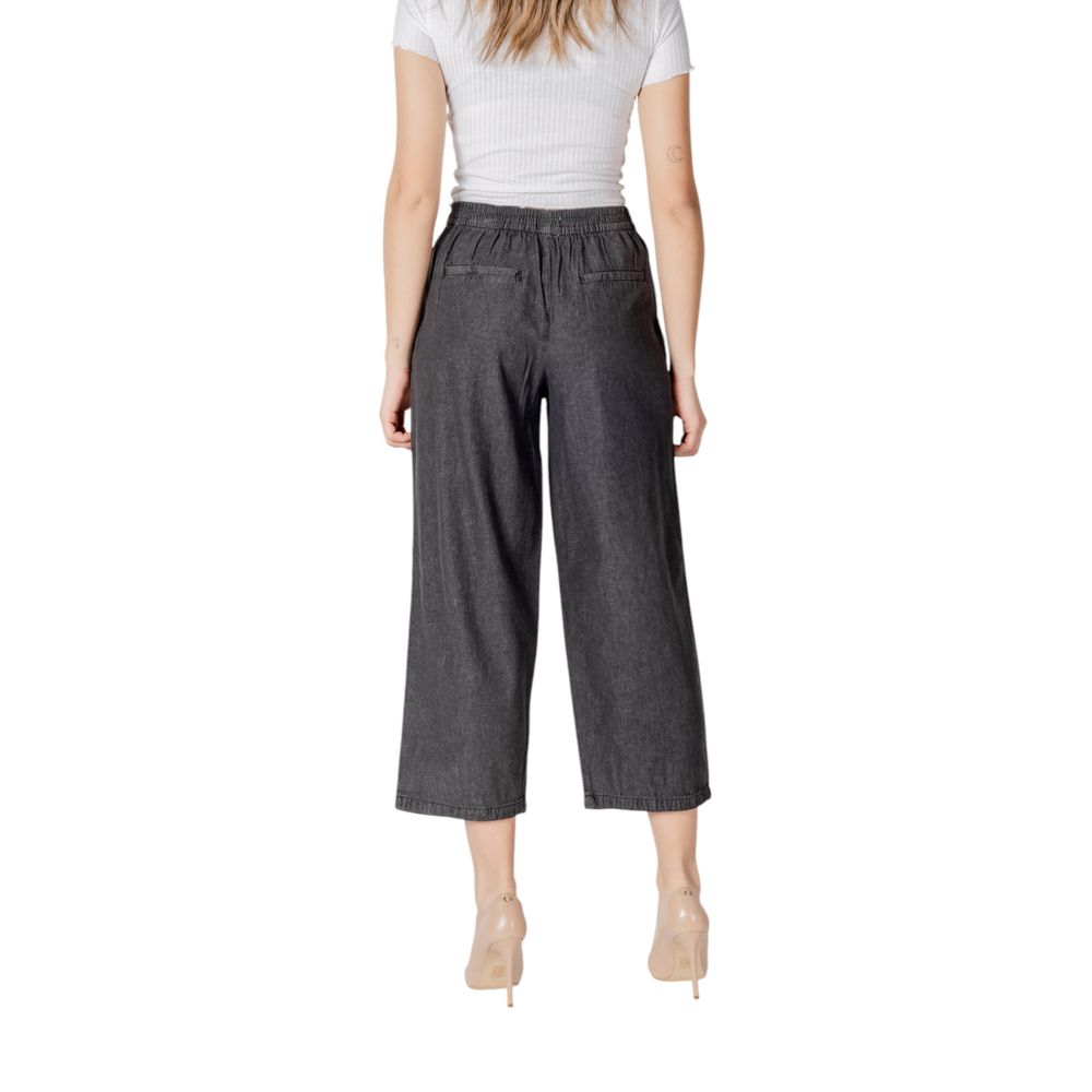 Black Cotton Jeans Denim - ventzia
