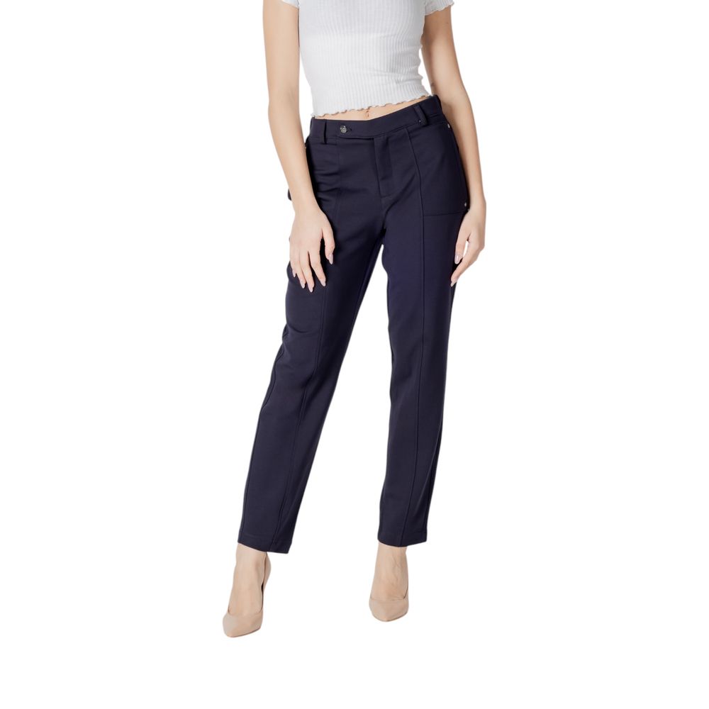 Blue Viscose Pant - ventzia