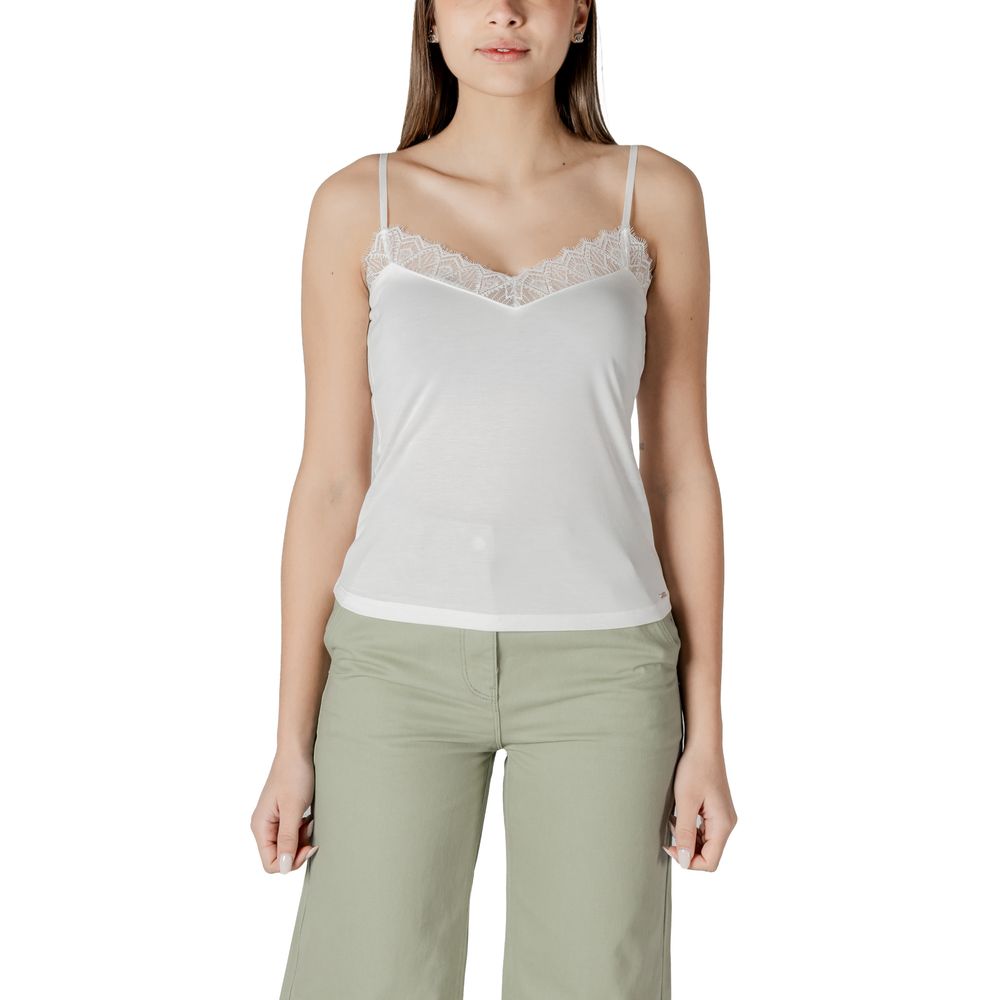 White Modal Tank Top - ventzia
