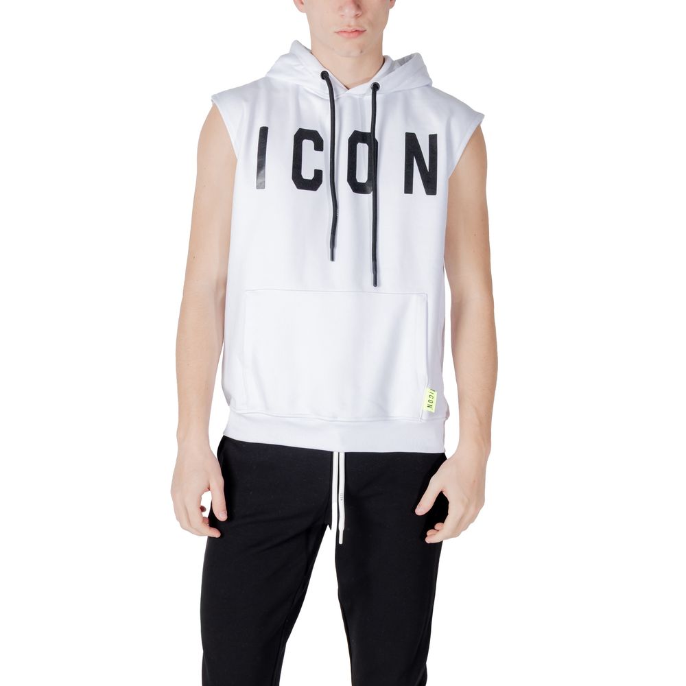 White Cotton Hoody - ventzia