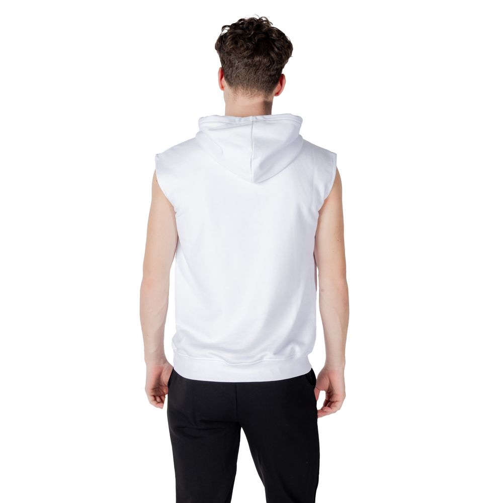 White Cotton Hoody - ventzia