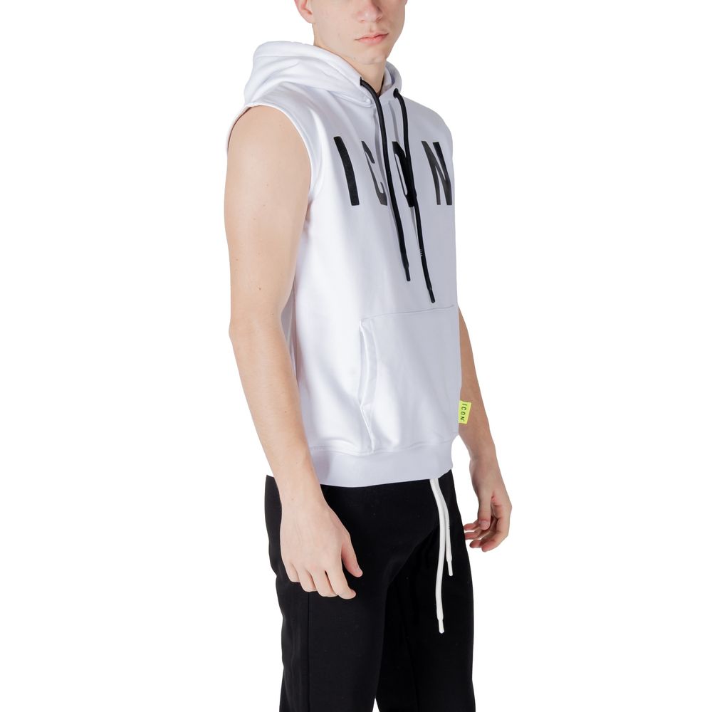 White Cotton Hoody - ventzia