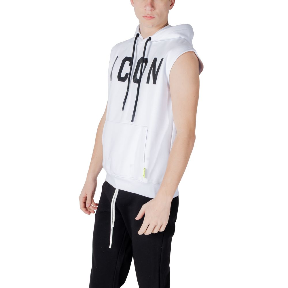 White Cotton Hoody - ventzia