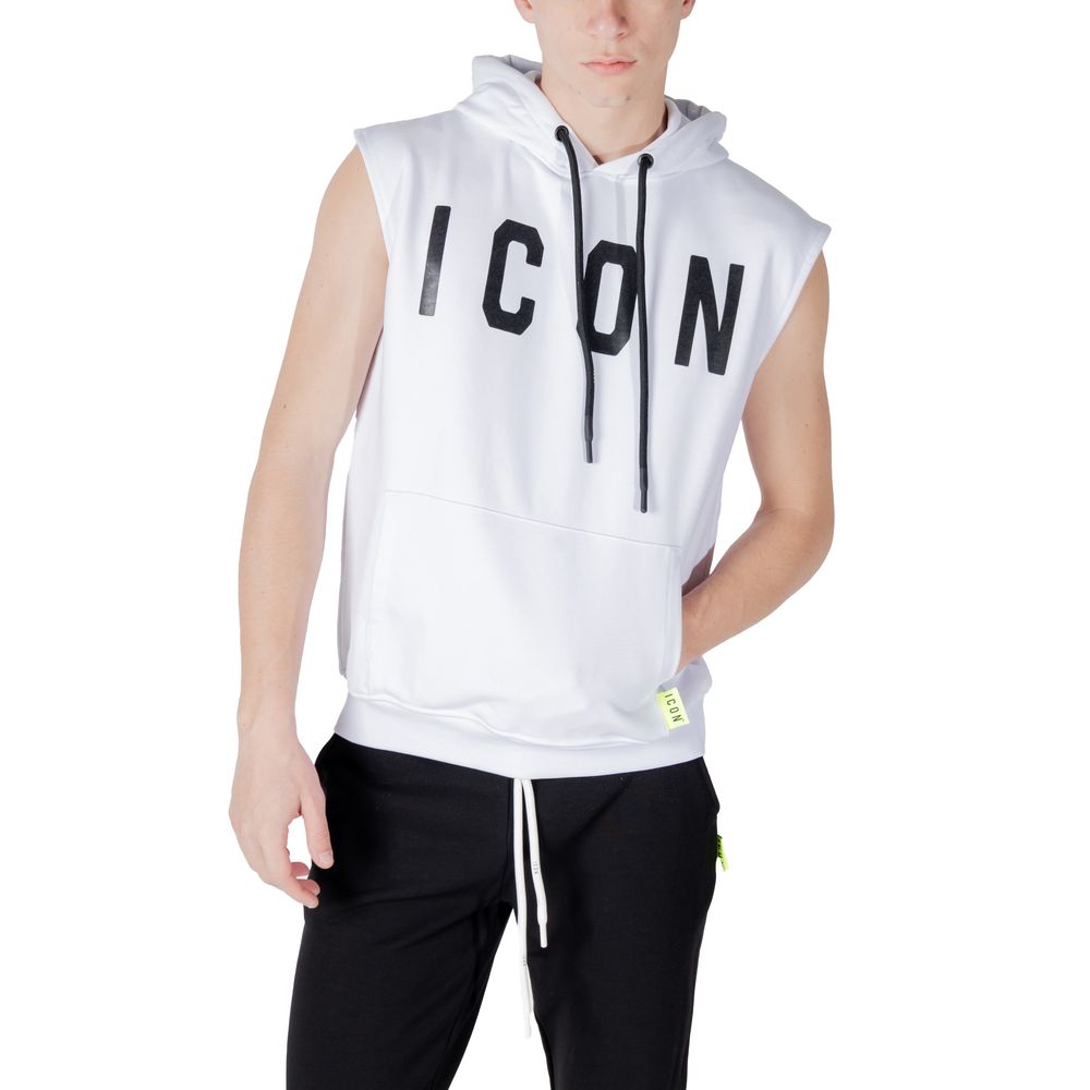 White Cotton Hoody - ventzia