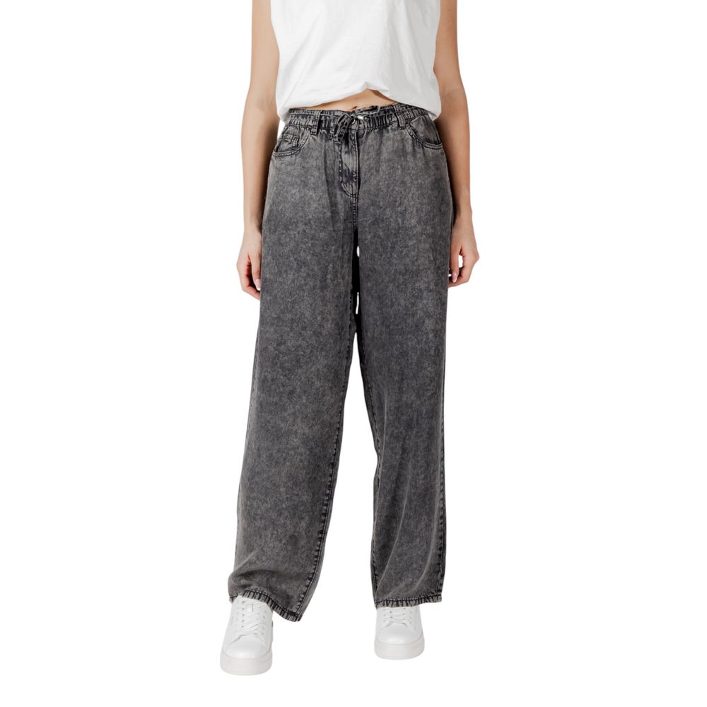 Black Lyocell Casual Pants - ventzia