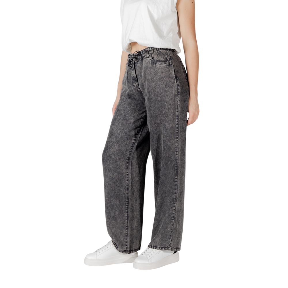 Black Lyocell Casual Pants - ventzia