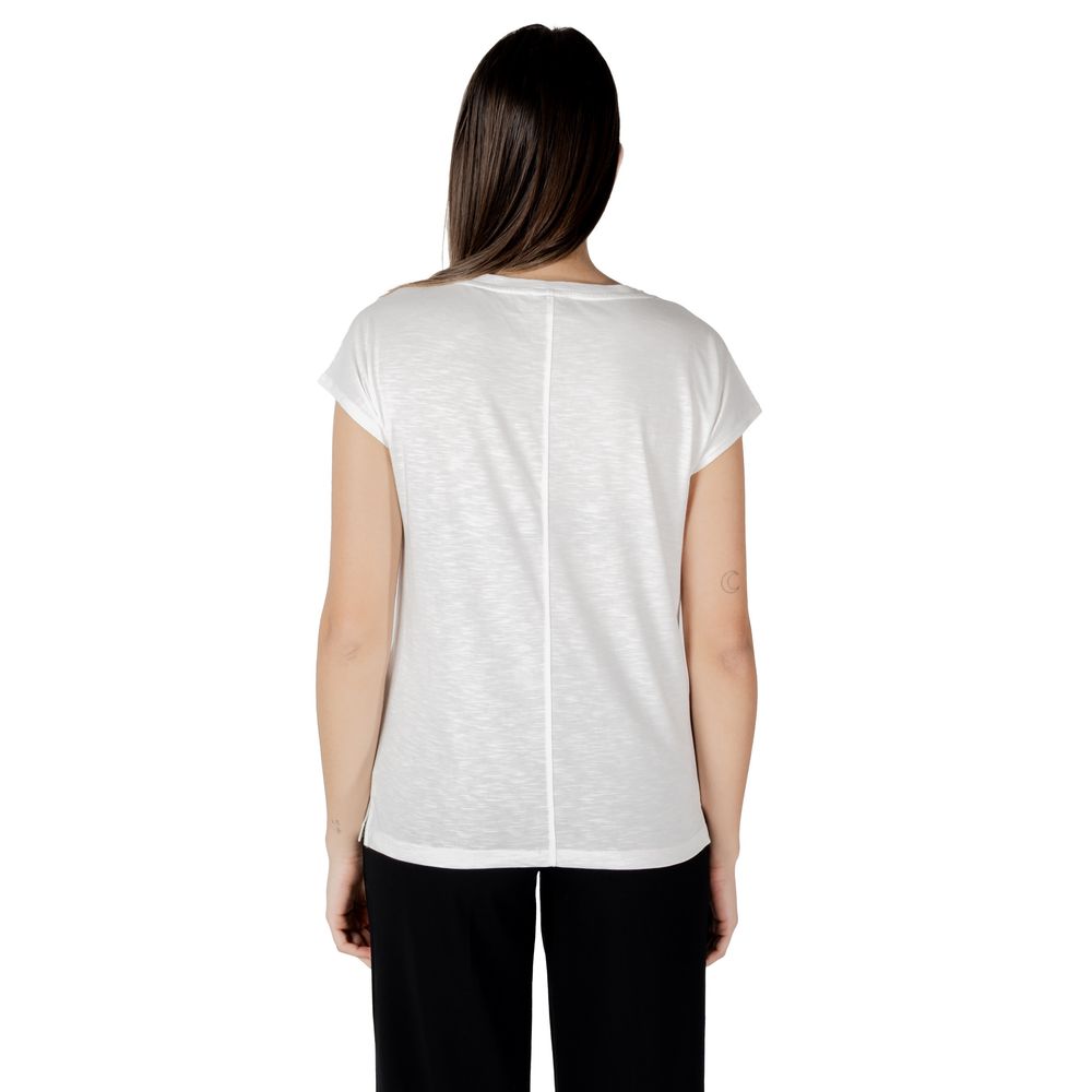 White Cotton T-Shirt - ventzia