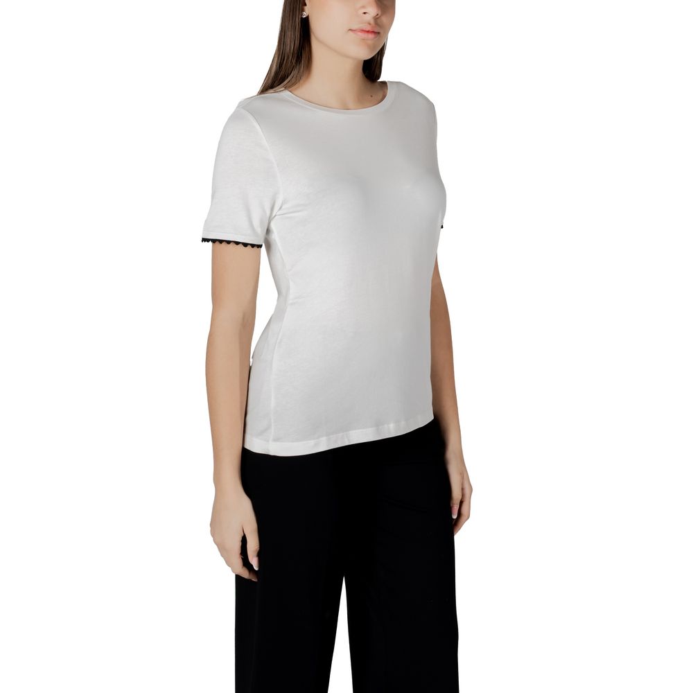 White Cotton T-Shirt - ventzia