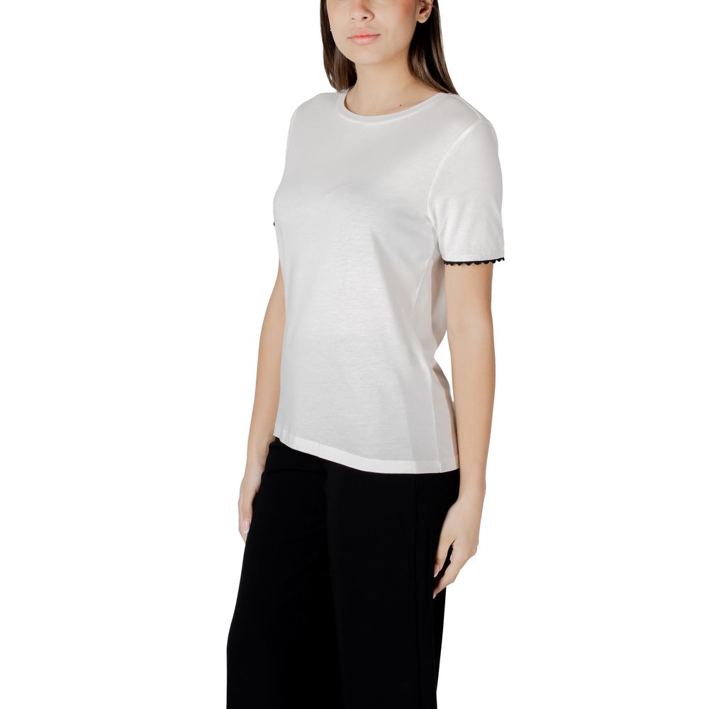 White Cotton T-Shirt - ventzia
