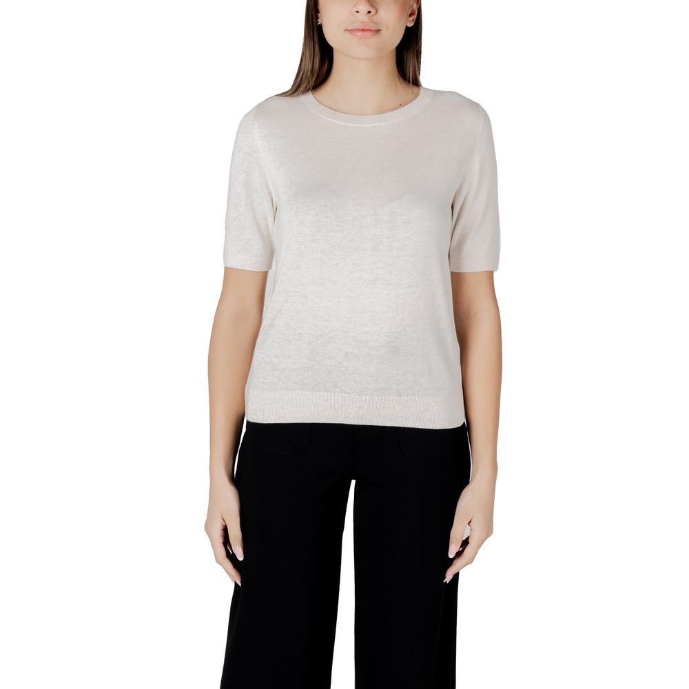 Beige Viscose Sportswear - ventzia