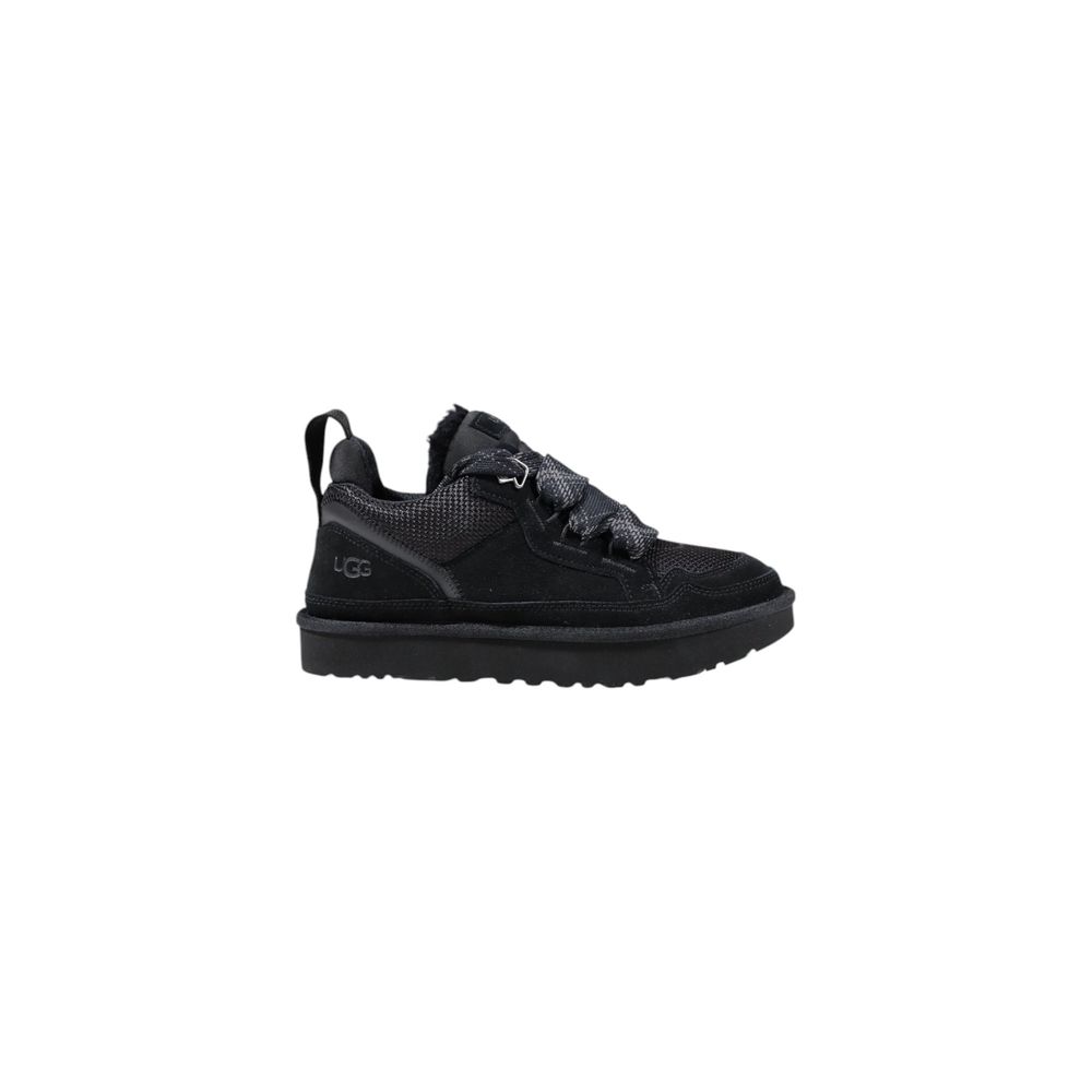 Black Polyester Sneaker - ventzia