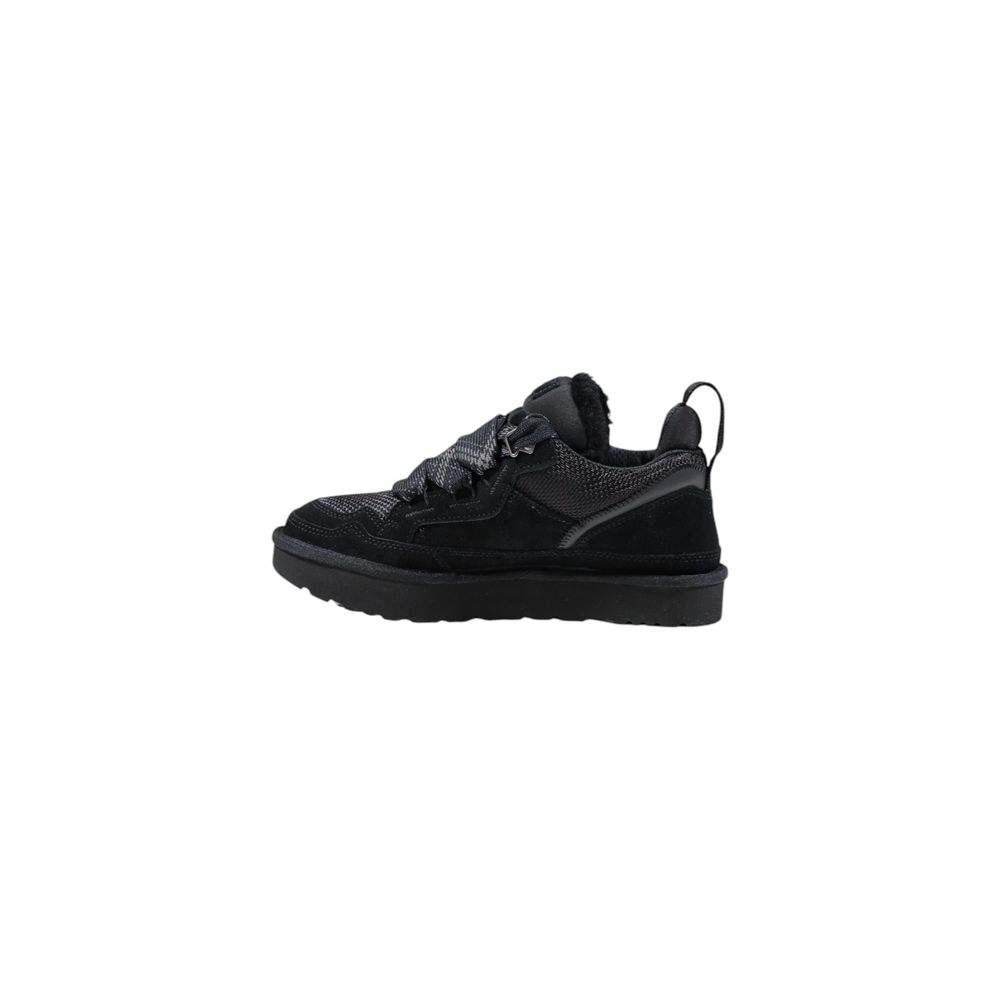 Black Polyester Sneaker - ventzia