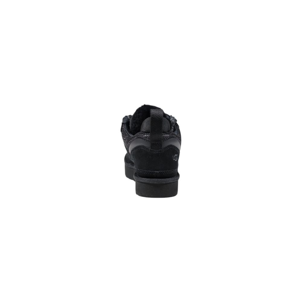 Black Polyester Sneaker - ventzia