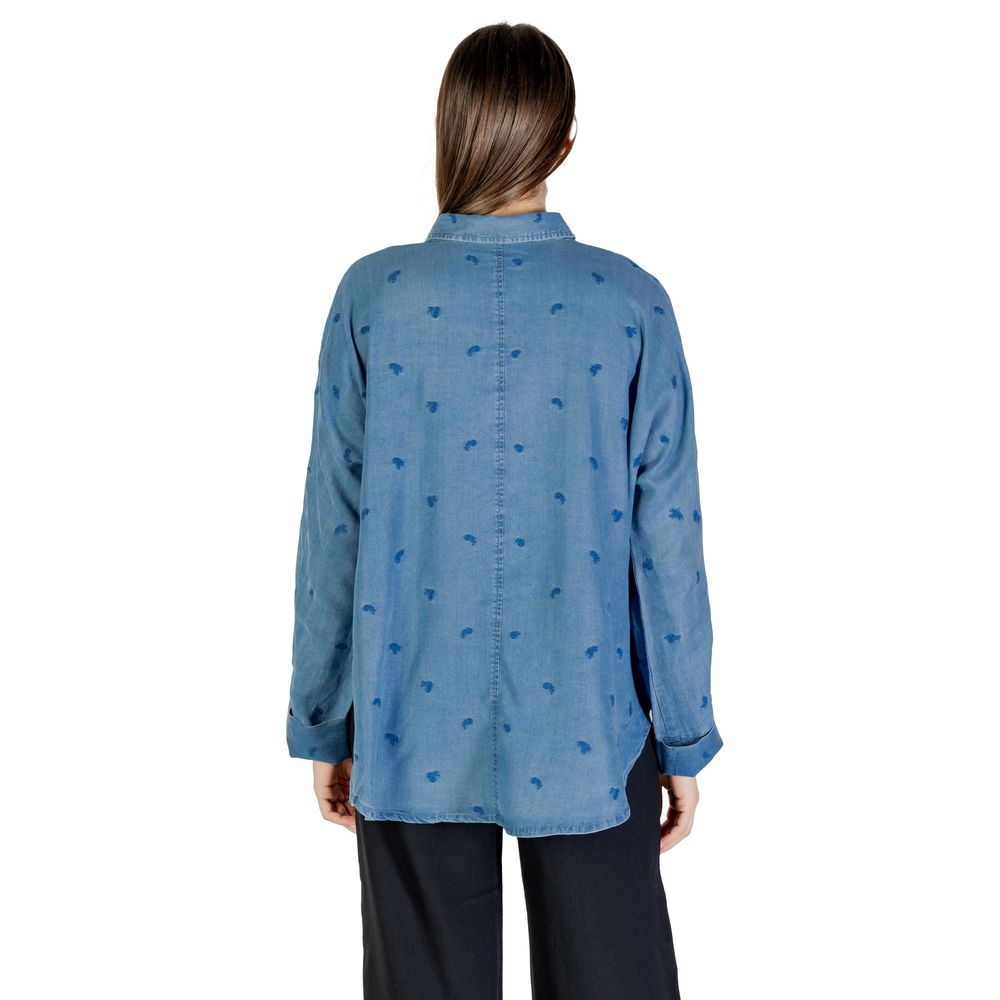 Blue Tencel Blouse - ventzia