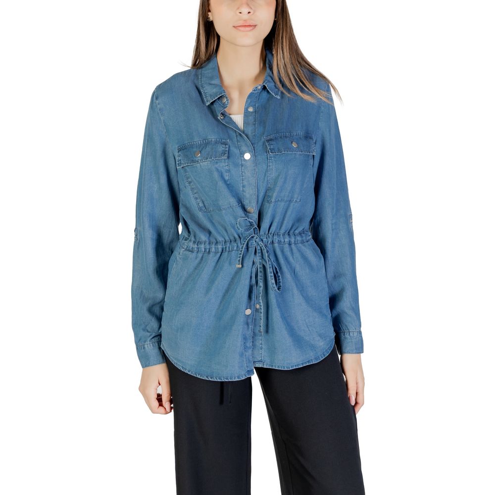 Blue Tencel Shirt - ventzia