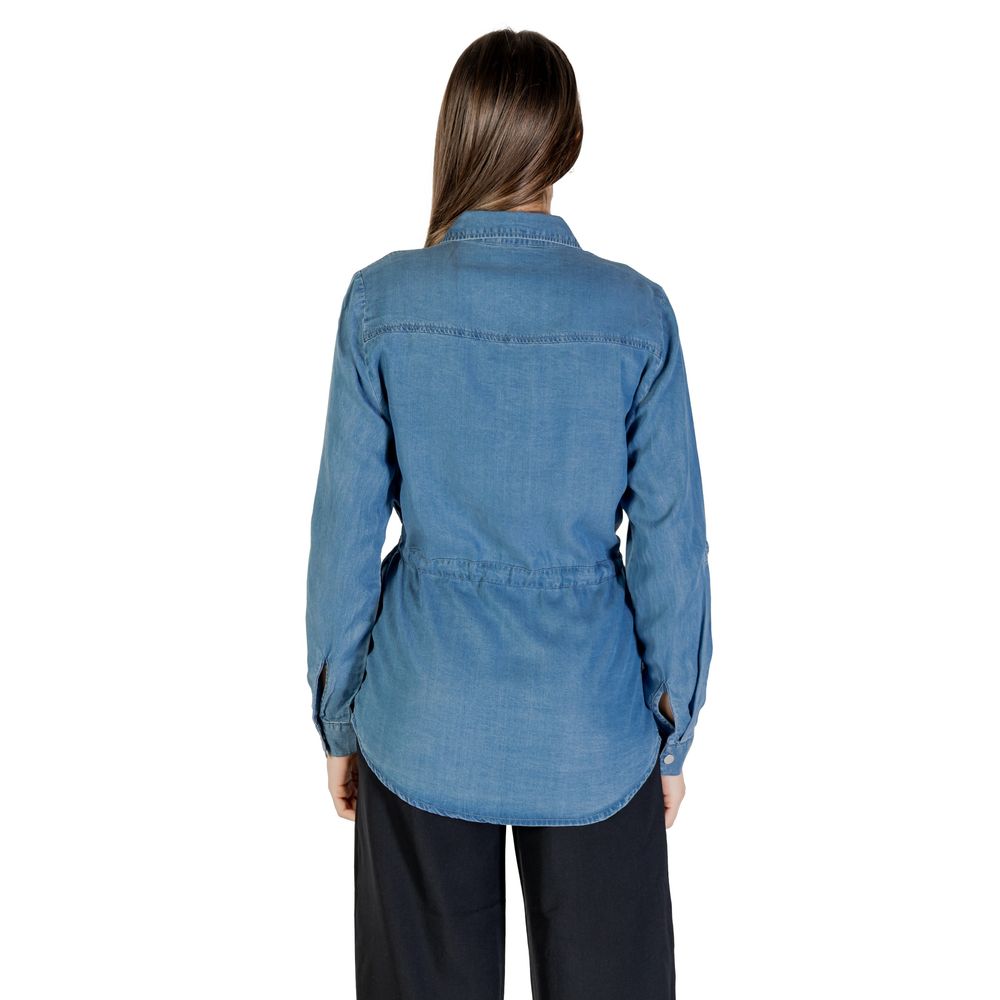 Blue Tencel Shirt - ventzia
