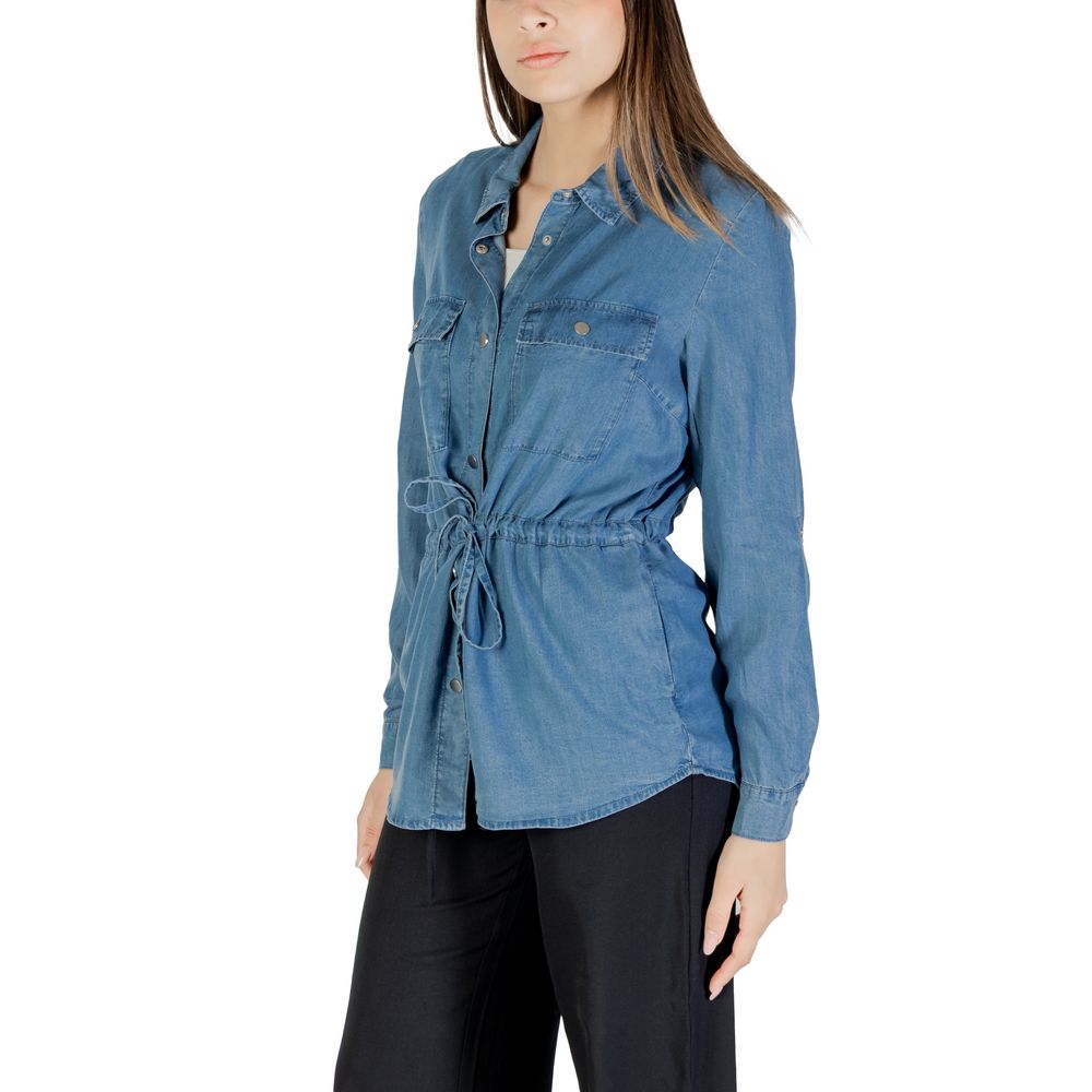 Blue Tencel Shirt - ventzia