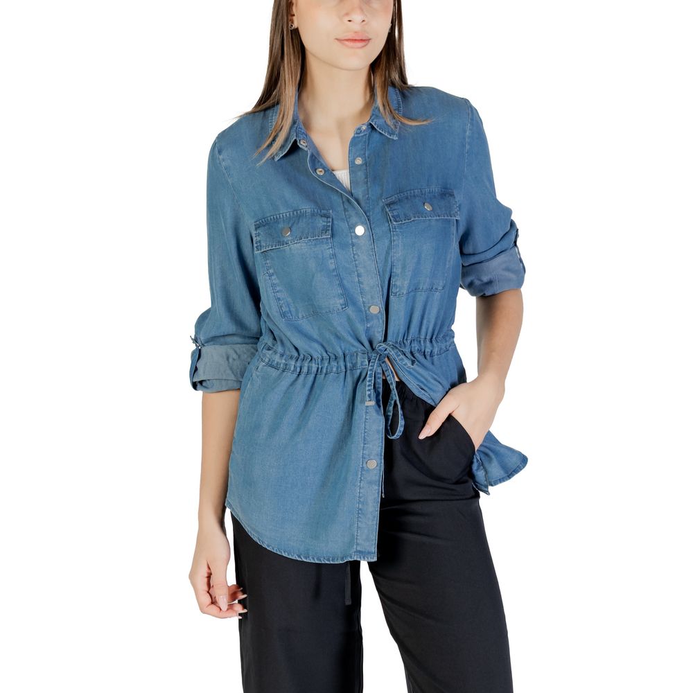 Blue Tencel Shirt - ventzia
