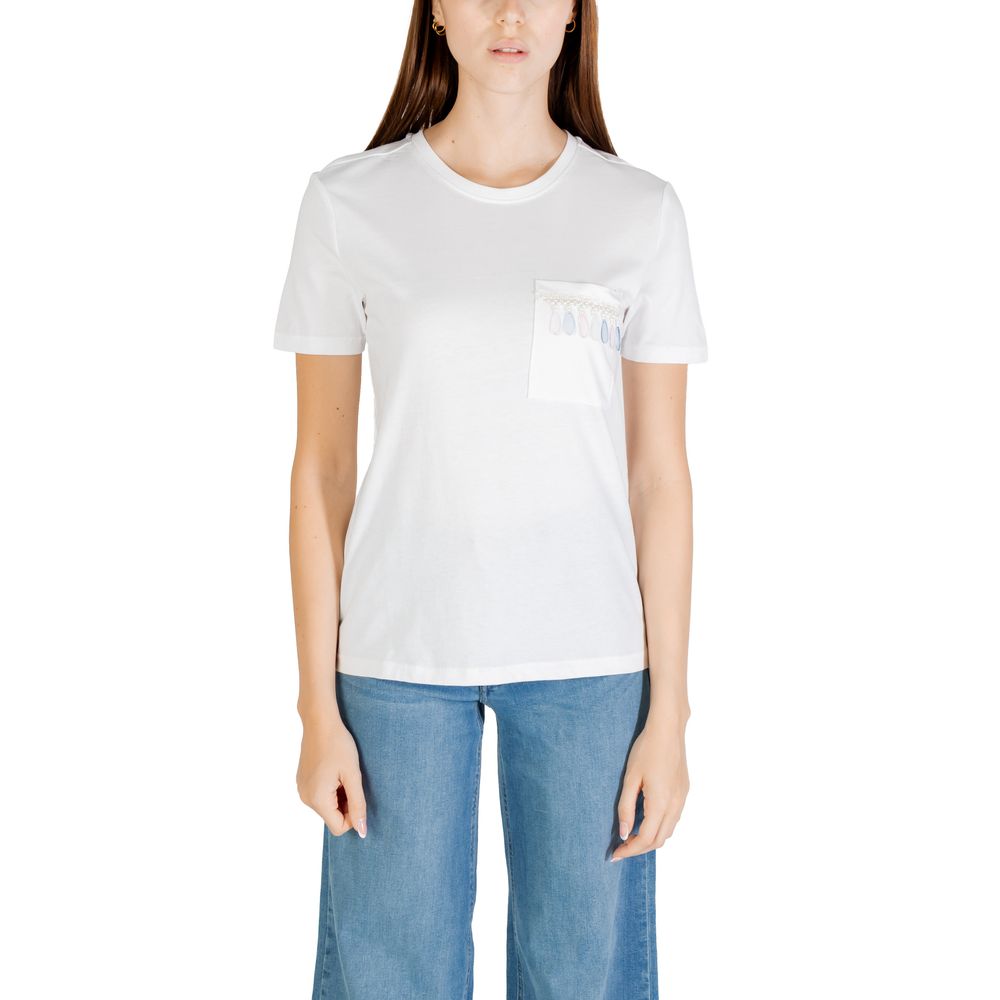 White Organic Cotton T-Shirt - ventzia