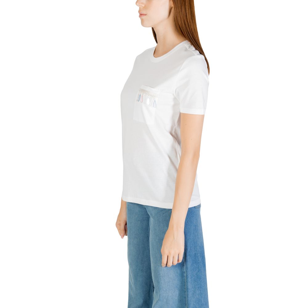 White Organic Cotton T-Shirt - ventzia