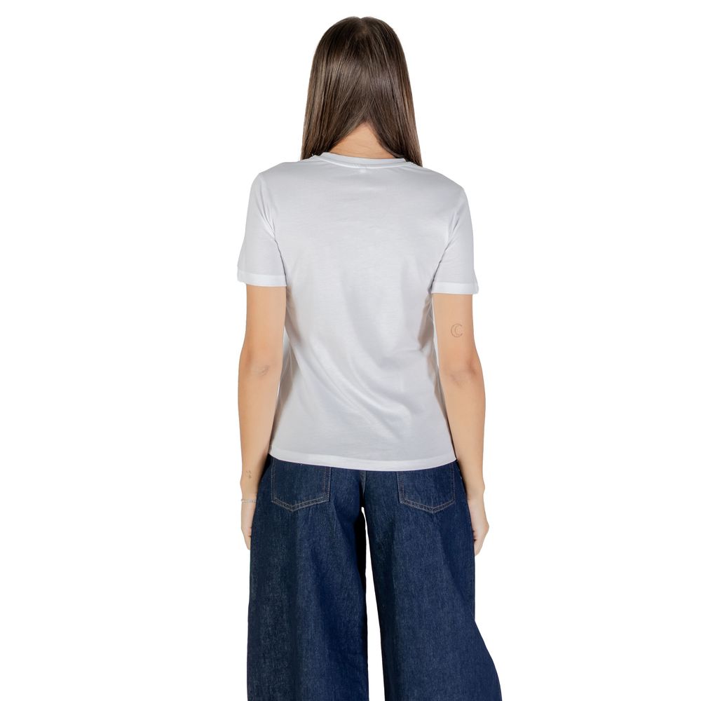White Cotton T-Shirt - ventzia