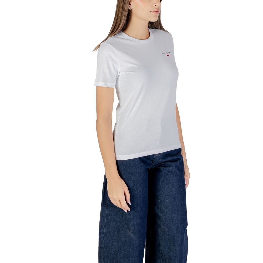 White Cotton T-Shirt - ventzia
