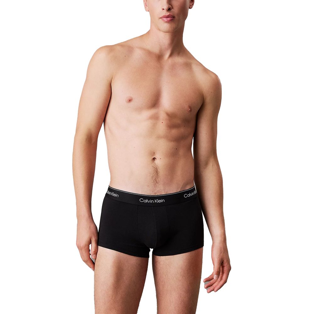 Black Cotton Boxer - ventzia