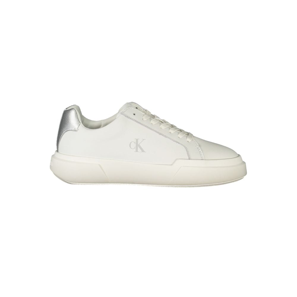 Bianco Polyurethane Women Sneaker - ventzia
