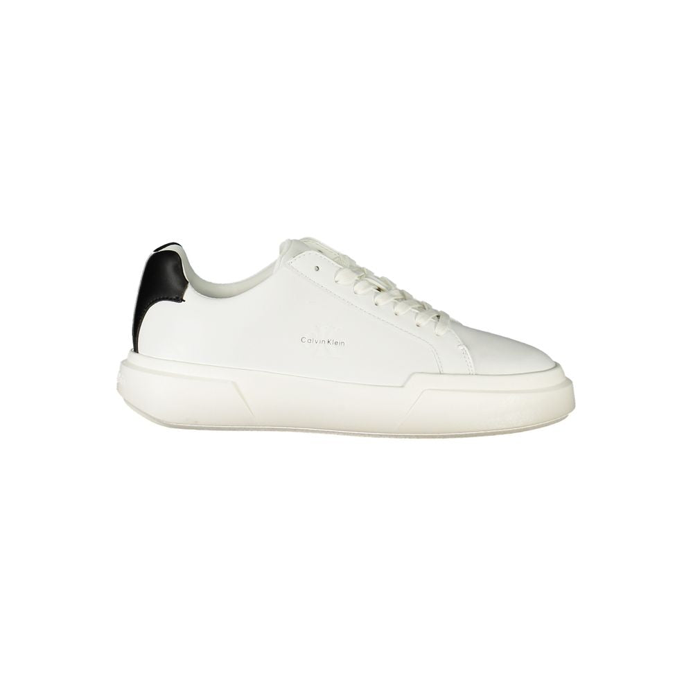 Bianco Polyurethane Women Sneaker - ventzia